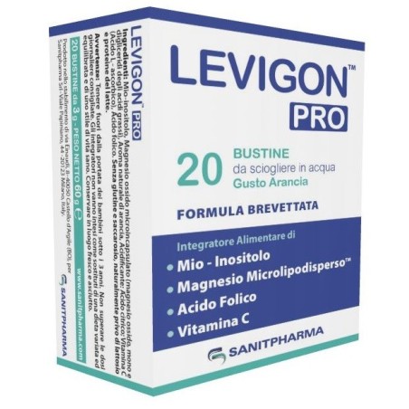 Sanitpharma Levigon Pro integratore 20 Bustine Da 3 G