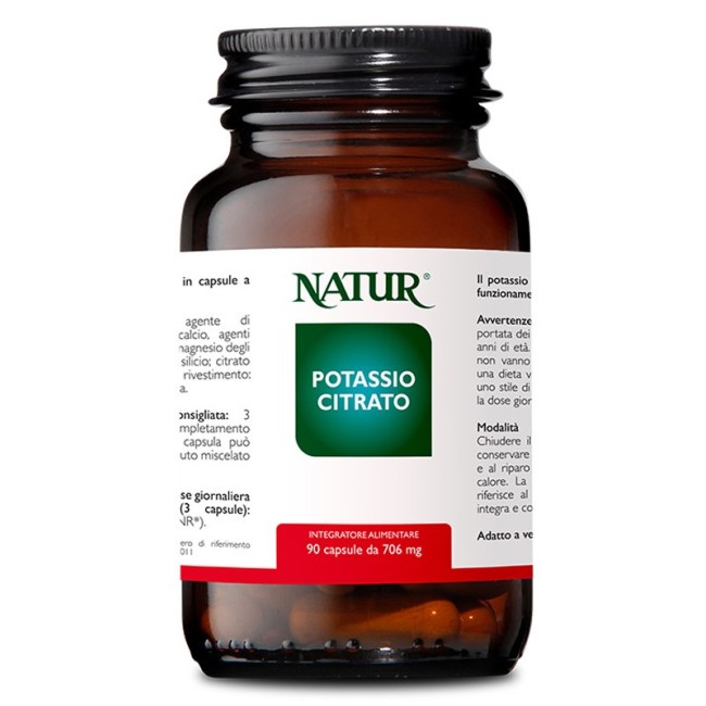 Natur Potassio Citrato integratore 90 Capsule