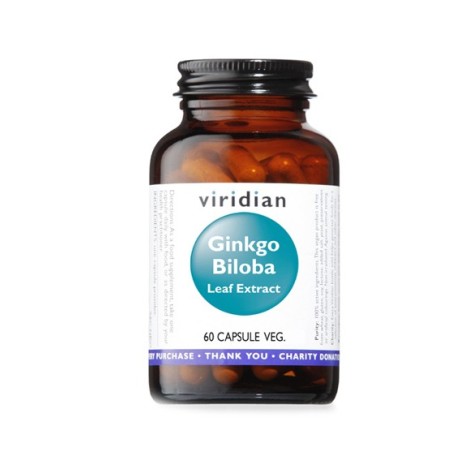 Natur Viridian Ginkgo Biloba Leaf Extract 60 Capsule