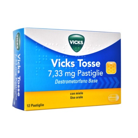 Vicks Tosse*12 Pastiglie 7,33mg Miele