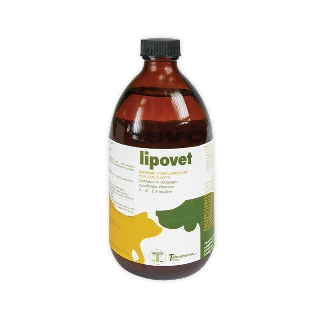 Teknofarma Lipovet Flacone mangime complementare 500 Ml