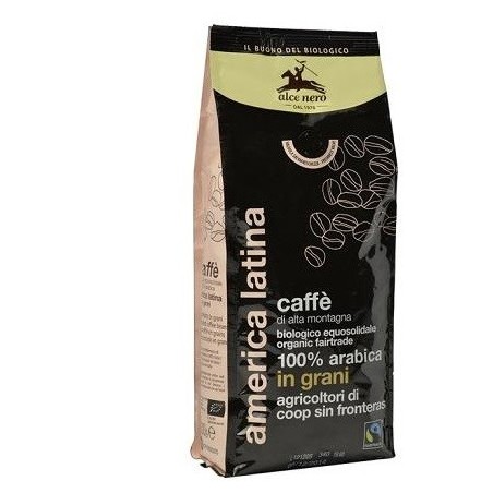 Alce Nero Caffe' In Grani 100% Arabica Bio Fairtrade 500 G