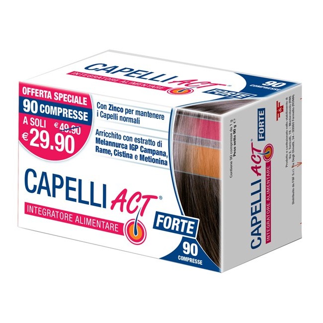 F&f Capelli Act Forte integratore 90 Compresse