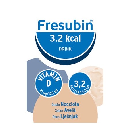 Fresenius Kabi Italia Fresubin 3,2 Kcal Drink Nocciola 4 X 125 Ml