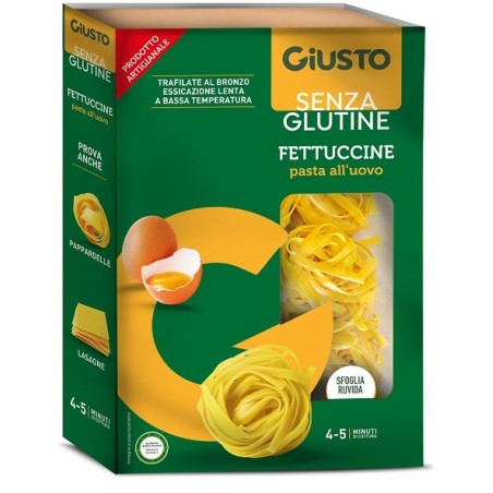 Giusto Senza Glutine Fettuccine All'uovo 250 G