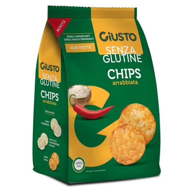 Giusto Senza Glutine Chips Arrabbiata 40 G