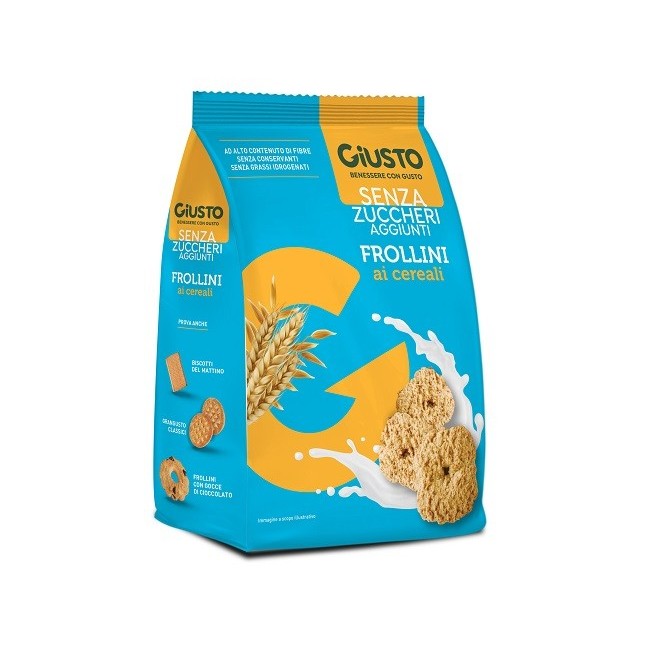 Giusto Senza Zucchero Frollini Ai Cereali 350 G