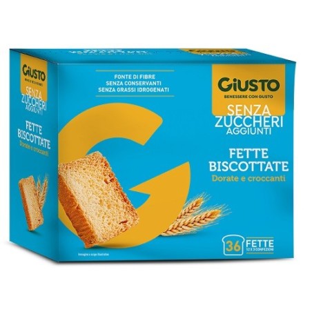 Giusto Senza Zucchero Fette Biscottate 300 G