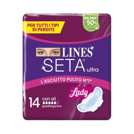 Fater Lines Seta Ultra Assorbenti Lady Ali 14 Pezzi