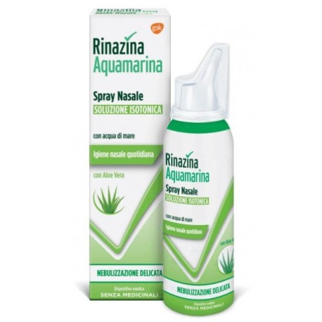 Rinazina aquamarina spray nasale nebuilizzazione intensa aloe 100 ml -  Para-Farmacia Bosciaclub