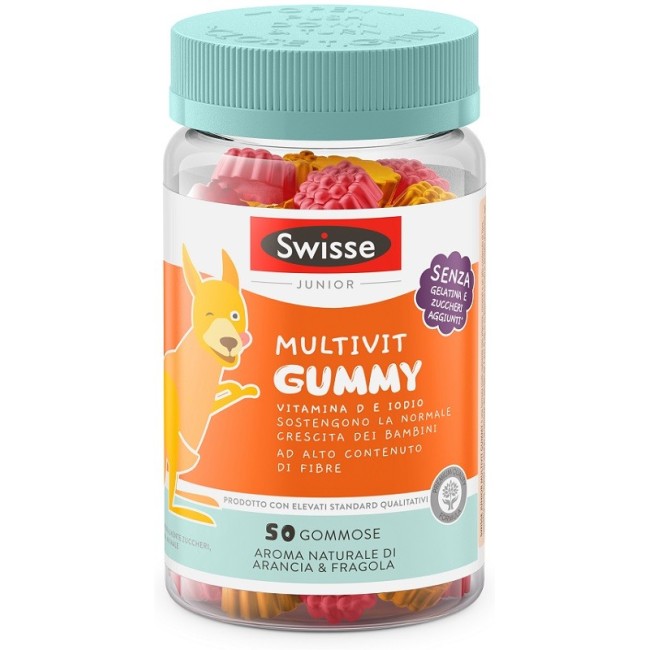 Swisse Junior Multivit Gummy 50 Pastiglie Gommose