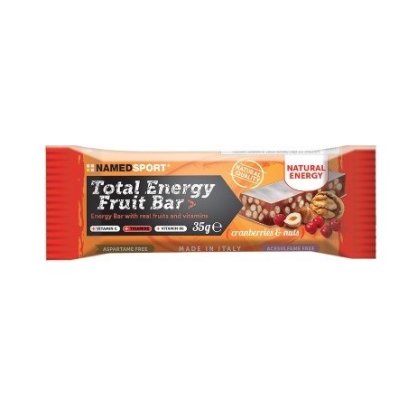 Namedsport Total Energy Fruit Bar Cranberry & Nuts 35 G