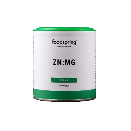 Foodspring Gmbh Zn Mg integratore 100 Capsule