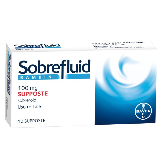 Sobrefluid* Bambini 10 Supposte 100mg