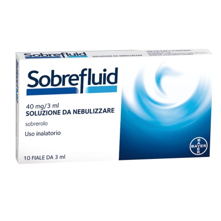 Sobrefluid*nebulizzatore 10 Fiale 40mg 3ml