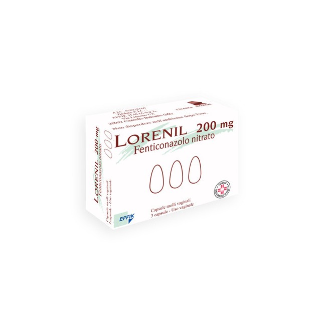 Lorenil 3 Capsule Molli Vaginali 200mg