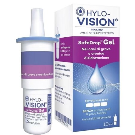 Omnivision Italia Hylovision Safe Drop Gel 0,3% Collirio Umettante E Protettivo 10 Ml