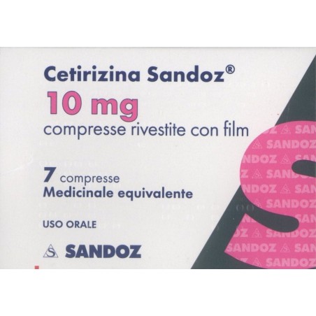 Cetirizina Sandoz 7 Compresse 10mg