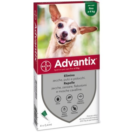 Advantix Spot On Cani Fino A 4kg