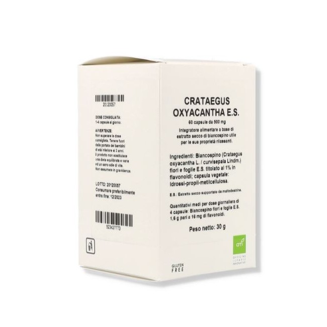 Oti Crataegus Oxyacantha Estratto Secco 60 Capsule