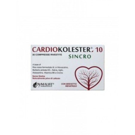 Dymalife Pharmaceutical Cardiokolester 10 Sincro 30 Compresse Rivestite