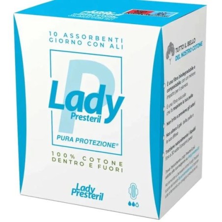 Lady Presteril 10 Assorbenti Pocket Giorno Con Ali