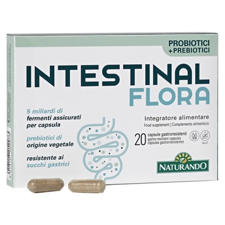 Naturando Intestinal Flora integratore 20 Capsule