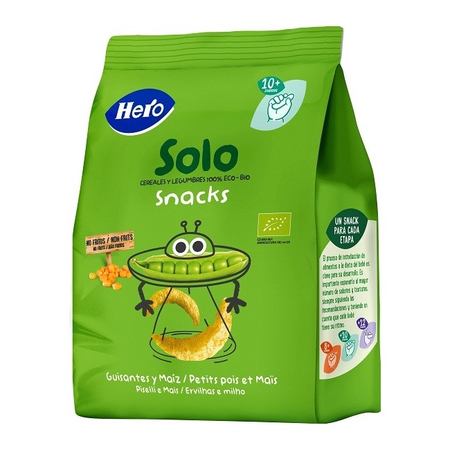 Fater Hero Solo Snack Piselli E Mais 100% Bio 40 G