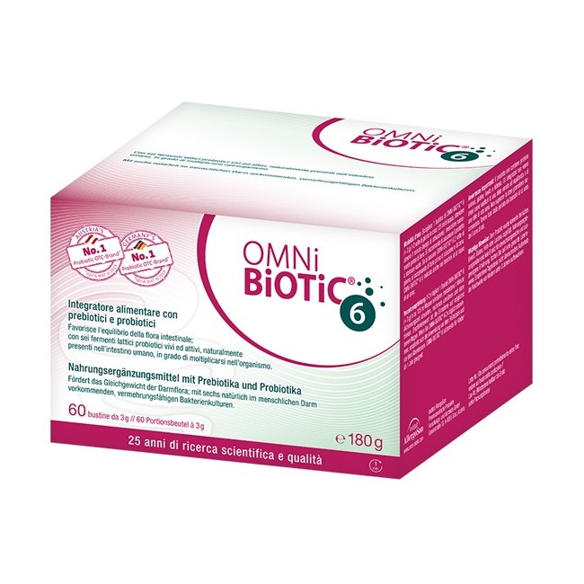 Institut Allergosan Gmbh Omni Biotic 6 Polvere 60 Bustine Da 3 G