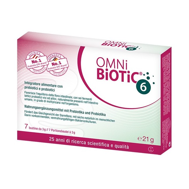 Institut Allergosan Gmbh Omni Biotic 6 Polvere 7 Bustine Da 3 G