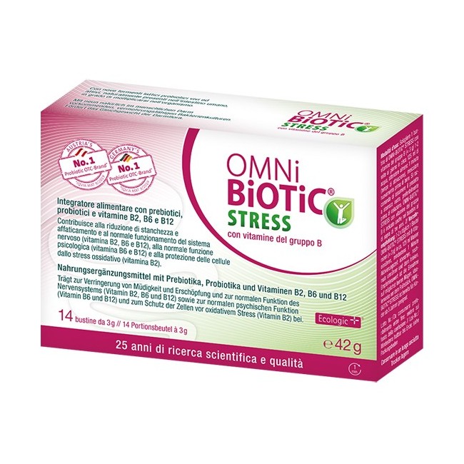 Allergosan Omni Biotic Stress Vitamine Gruppo B 14 Bustine Da 3 G