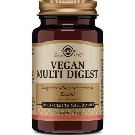 Solgar Vegan Multi Digest 50 Tavolette Masticabili