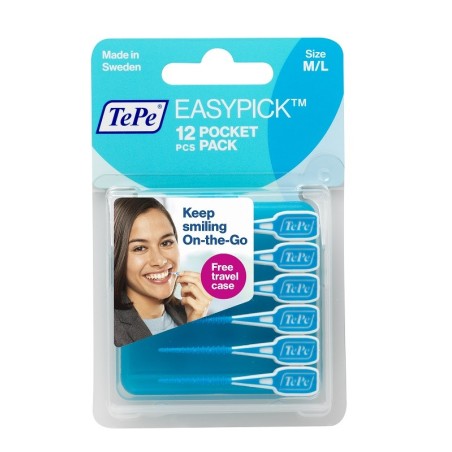 Tepe Easypick M/l Blu per igiene dentale 12 Pezzi