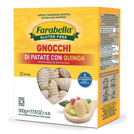 Bioalimenta Farabella Gnocchi Patate Quinoa 500 G 