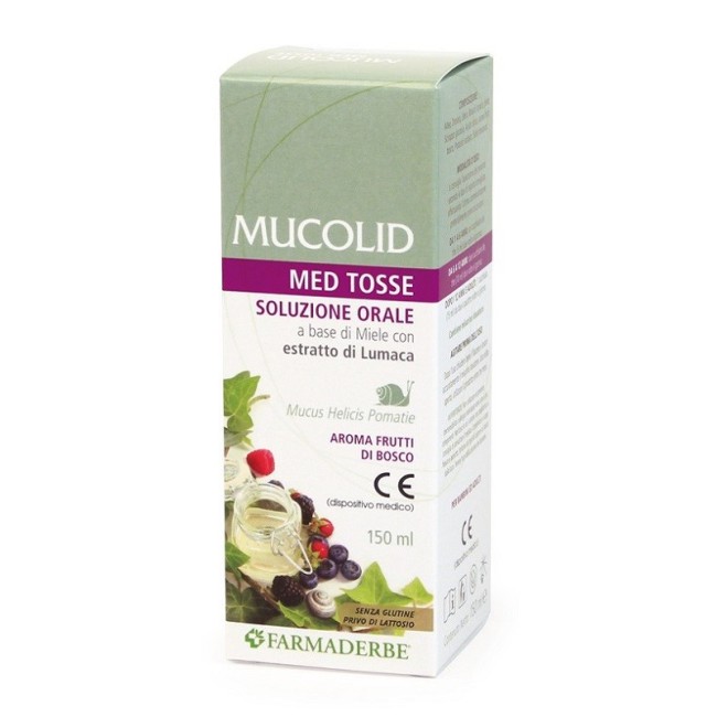 Farmaderbe Mucolid Med Tosse con estratto di lumaca 150 Ml