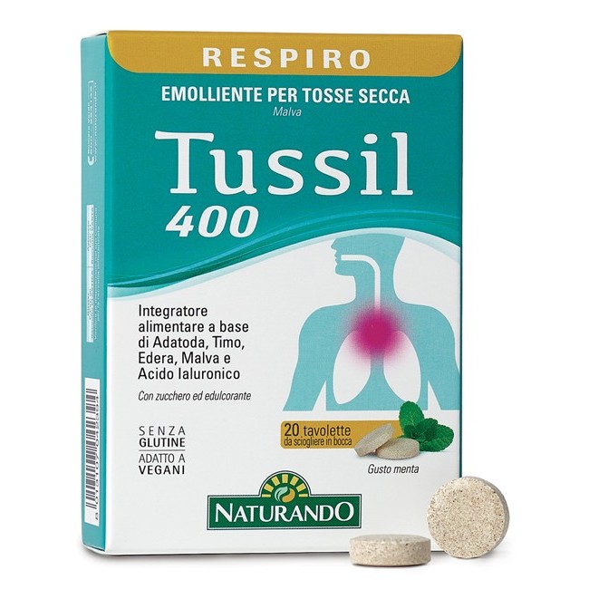 Naturando Tussil 400 integratore 20 Compresse