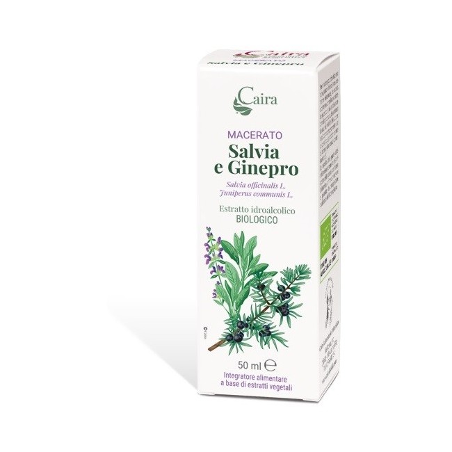 Caira Salvia E Ginepro Macerato Idroalcolico Bio Gocce 50 Ml