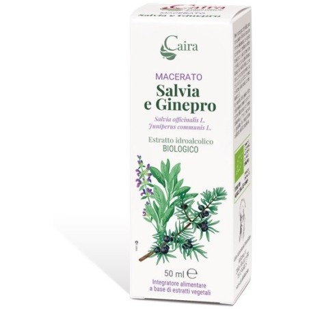 Caira Salvia E Ginepro Macerato Idroalcolico Bio Gocce 50 Ml