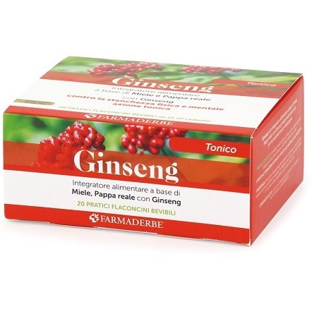 Farmaderbe Ginseng Maximum Plus 20 Flaconcini Da 10 Ml