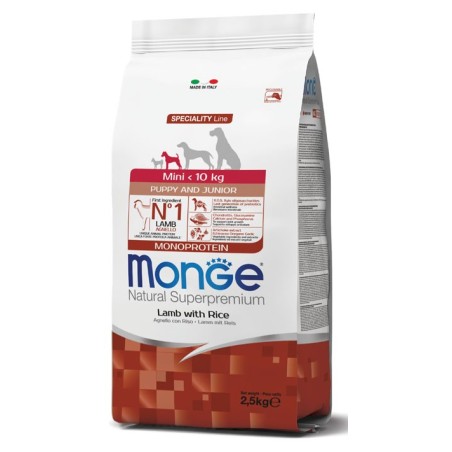 Monge & C. Monge Mini Puppy Agnello & Riso 2500 G