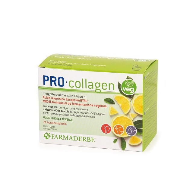 Farmaderbe Pro Collagen Veg integratore 21 Buste