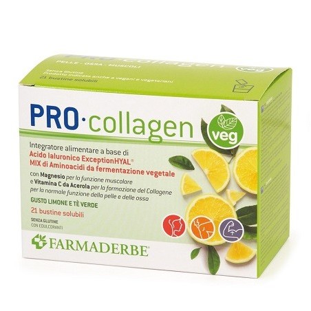 Farmaderbe Pro Collagen Veg integratore 21 Buste