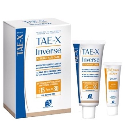 Valetudo Tae x inverse vitiligo suncare protezione solare 50 ml