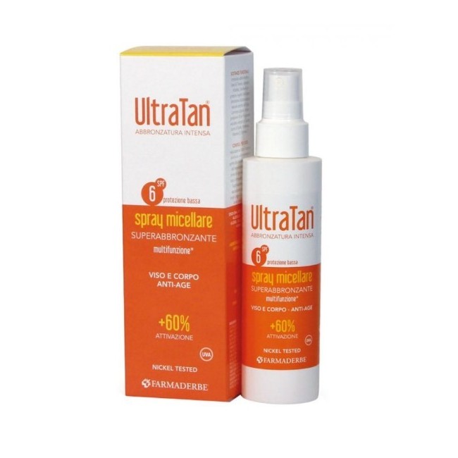 Ultra Tan Spray Abbronzante Viso e Corpo Anti-Age Spf6 150 ml