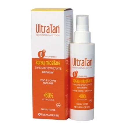 Ultra Tan Spray Abbronzante Viso e Corpo Anti-Age Spf6 150 ml