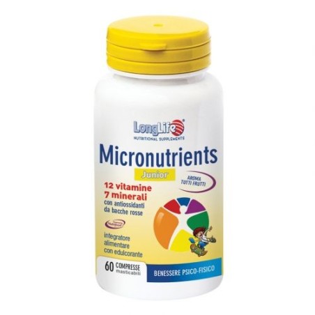 Longlife micronutrients junior integratore 60 tavolette