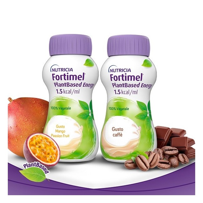 Nutricia Fortimel Plant Based Caffe' 4 Bottiglie Da 200 Ml