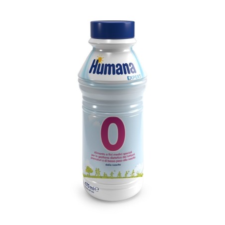 Humana Italia Humana 0 Expert latte liquido Bottiglia 470 Ml