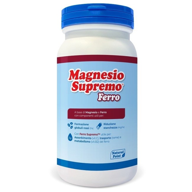 Natural Point Magnesio Supremo Ferro integratore 150g