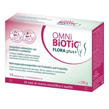 Institut Allergosan Gmbh Omni Biotic Flora Plus+ 14 Bustine Da 2 G